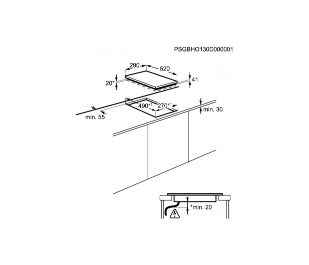 Electrolux EHF3920BOK czarna ceramiczna - 167276 - zdjęcie 4